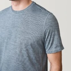 Men's Tech Jacquard Short Sleeve Crew Neck -Free Country US 13XMAS3408STORMYWEATHER 2212 FW 019