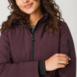Women's Thermo Super Softshell® Long Jacket -Free Country US 14 LOF2266 MAHOGANY 4806
