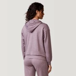 Women's Cloud Knit Zip Hoodie -Free Country US 14ALAS3470TAUPECHILL 2212 SS23036