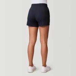 Women's Cloud Knit Shorts -Free Country US 14ALAS3657DOUBLEBLACK 2212 SS23 001