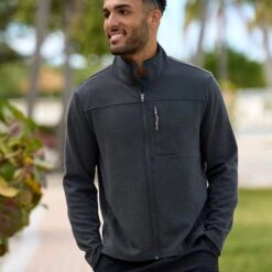 Men's Rec Double Knit Full Zip Jacket