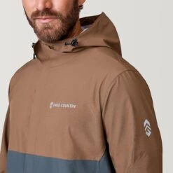 Men's Hydro Lite Adirondack Jacket -Free Country US 212MOS3004PEWTER BARKBROWN 2302 SS23 042