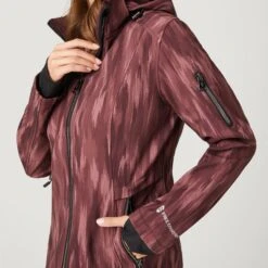 Women's Aeris Super Softshell® Jacket -Free Country US 30 LOF2116 DARK CHERRY 1672