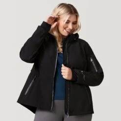 Women's Plus Size Aeris Super Softshell® Jacket -Free Country US 30 LOF2116X Black 2208 FW 045