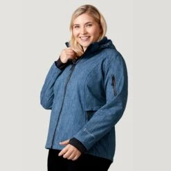 Women's Plus Size Aeris Super Softshell® Jacket -Free Country US 30 LOF2116X Teal 2208 FW 001
