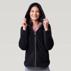 Women's Sierra Butter Pile® Hoodie -Free Country US 362 LOF2806 Black 2208 FW 027