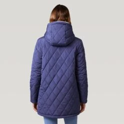 Women's Stratus Lite Reversible Long Jacket -Free Country US 462 LOF12302R Blue Moon 2208 FW 023