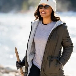 Women's Stratus Lite Reversible Long Jacket -Free Country US 462 LOF12302R LS 023