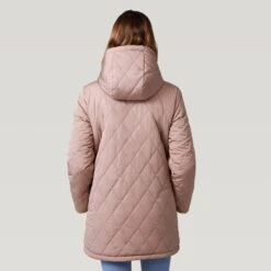 Women's Stratus Lite Reversible Long Jacket -Free Country US 462 LOF12302R Mushroom 2208 FW 030