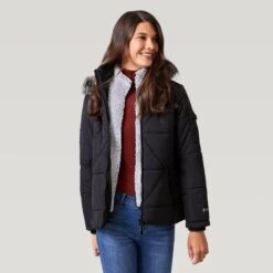 Women's Stratus Lite Parka Jacket 21 Women's Stratus Lite Parka Jacket -Free Country US 462 LOF2712 Black 2208 FW 135
