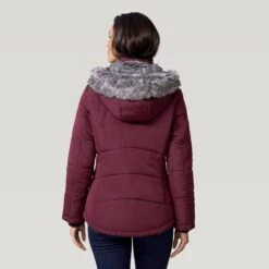 Women's Stratus Lite Canyon Jacket -Free Country US 462 LOF77082 Dark Cherry 2208 FW 025