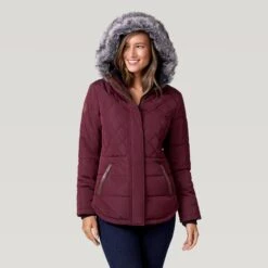 Women's Stratus Lite Canyon Jacket -Free Country US 462 LOF77082 Dark Cherry 2208 FW 034