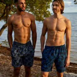Men's Tropical Camo Swim Short -Free Country US 488MSS3501 A027 011