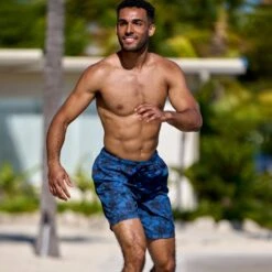 Men's Tropical Camo Swim Short -Free Country US 488MSS3501 T0114 028