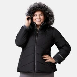 Women's Plus Size Brisk II Parka Jacket -Free Country US 512 LOF2705X Black 2208 FW 014