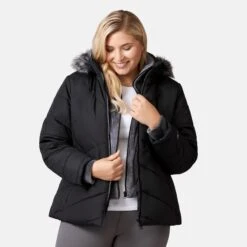 Women's Plus Size Brisk II Parka Jacket -Free Country US 512 LOF2705X Black 2208 FW 039