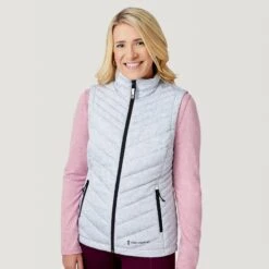 Women's FreeCycle® Lansby Packable Puffer Vest -Free Country US 513 LOF2620 SILVER CHIP 0011