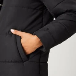 Women's FreeCycle® Lansby Long Puffer Jacket -Free Country US 513 LOF2703 BLACK 2502