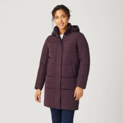 Women's FreeCycle® Lansby Long Puffer Jacket -Free Country US 513 LOF2703 MAHOGANY 4112 33d89ac9 f6c0 4bee 9b2b bfecee1b91cb