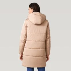 Women's FreeCycle® Lansby Long Puffer Jacket -Free Country US 513 LOF2703 Camel 2208 FW 054