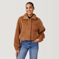 Women's FreeCycle® Dimi Sierra Butter Pile® Jacket -Free Country US 519 LOF2830 CAMEL0559