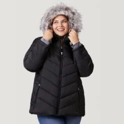 Women's Plus Size Unstoppable II Poly Air Touch Jacket -Free Country US 52 LOF77252X Black 2208 FW 018 017ae5ec 169d 497a be91 7d2badeca5e6