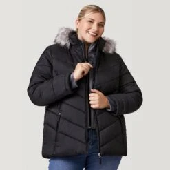Women's Plus Size Unstoppable II Poly Air Touch Jacket -Free Country US 52 LOF77252X Black 2208 FW 028 31355e22 8954 49eb a5ee f8c98cdf2a81
