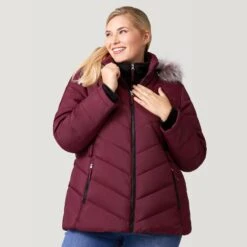 Women's Plus Size Unstoppable II Poly Air Touch Jacket -Free Country US 52 LOF77252X Brick Red 2208 FW 003