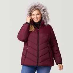 Women's Plus Size Unstoppable II Poly Air Touch Jacket -Free Country US 52 LOF77252X Brick Red 2208 FW 014