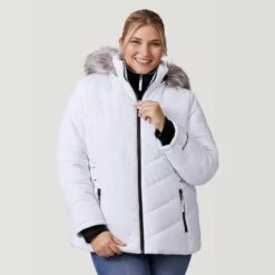 Women's Plus Size Unstoppable II Poly Air Touch Jacket -Free Country US 52 LOF77252X White 2208 FW 009 66bf5688 9eab 41ae a543 bdae38f8d8f2