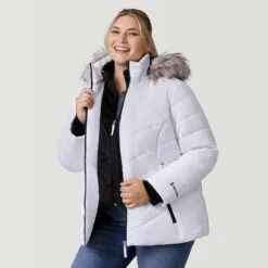 Women's Plus Size Unstoppable II Poly Air Touch Jacket -Free Country US 52 LOF77252X White 2208 FW 029 4c2ac951 3678 4d21 9504 f6d05164eec1