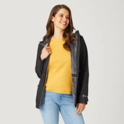 Women's Planetary Windshear Jacket -Free Country US 52 LOF92102 BLACK 2592