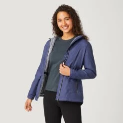 Women's Planetary Windshear Jacket -Free Country US 52 LOF92102 BLUE MOON 2434