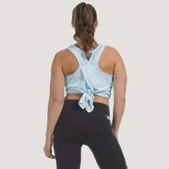 Women's Plus Size B Tied Up Tank -Free Country US 7KL7A250X ICE TURQ 001