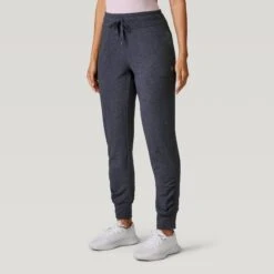 Women's Luxe Fleece Ruched Jogger 11 Women's Luxe Fleece Ruched Jogger -Free Country US J53 LAF2965 Charcoal 2208 FW 012
