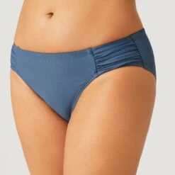 Women's Side Ruched Bikini Bottom 27 Women's Side Ruched Bikini Bottom -Free Country US SA2312 SLATE 087