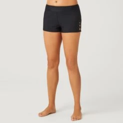Women's Side Strap Boy Short -Free Country US SA2525 BLACK 170