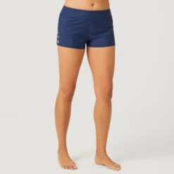 Women's Side Strap Boy Short -Free Country US SA2525 NAVY 065