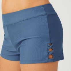 Women's Side Strap Boy Short -Free Country US SA2525 SLATE 032