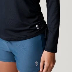 Women's UPF Long Sleeve Sunshirt -Free Country US SCLSS3813BLACK 2212 SS23 087