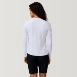 Women's UPF Long Sleeve Sunshirt -Free Country US SCLSS3813WHITE 2212 SS23 034