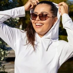 Women's Hooded Pullover UPF Sunshirt -Free Country US SPLSS3819 A039 007