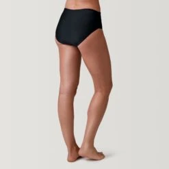 Women's High-Waisted Bikini Bottom -Free Country US SRLSS3315BLACK 2302 SS23 012