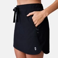 Women's Beach And Beyond Skort -Free Country US SWLSS3417BLACK 2212 SS23 009