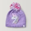 Aquarius Girls' Unicorn Beanie 2 Aquarius Girls' Unicorn Beanie -Free Country US YY KH14489FCBG VIOLET 0153