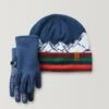 Boys' Mountain Knit Beanie & Glove Set -Free Country US YY KH14511FCBB NAVY 0154 2