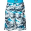 Boys' Shark Zone Board Shorts -Free Country US boys shark zone board shorts dove grey 1