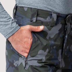 Men's FreeCycle® Chill Off Padded Ski Pant -Free Country US mens freecycle chill off padded ski pant dark olive 3