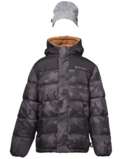 Toddler Boys' Protean Reversible Puffer Jacket With Hat