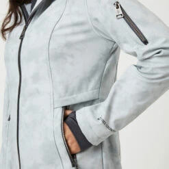 Women's Aeris Super Softshell® Jacket -Free Country US womens aeris super softshell jacket silver chip 4